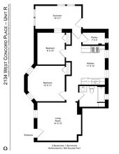 2130 W Concord Pl, Unit 1R in Chicago, IL - Building Photo - Building Photo