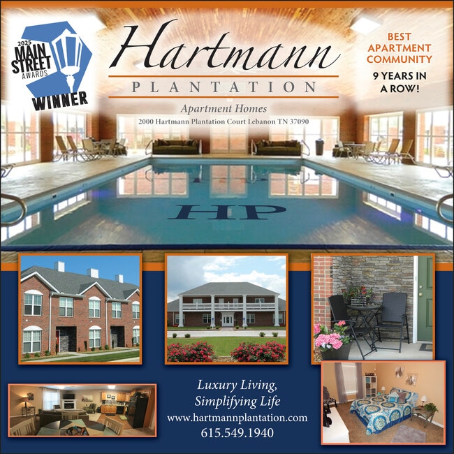 Hartmann Plantation in Lebanon, TN - Foto de edificio - Building Photo