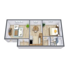 Birchwood 1 in Fargo, ND - Foto de edificio - Floor Plan
