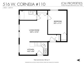 561 W Cornelia Ave, Unit 110 in Chicago, IL - Foto de edificio - Building Photo