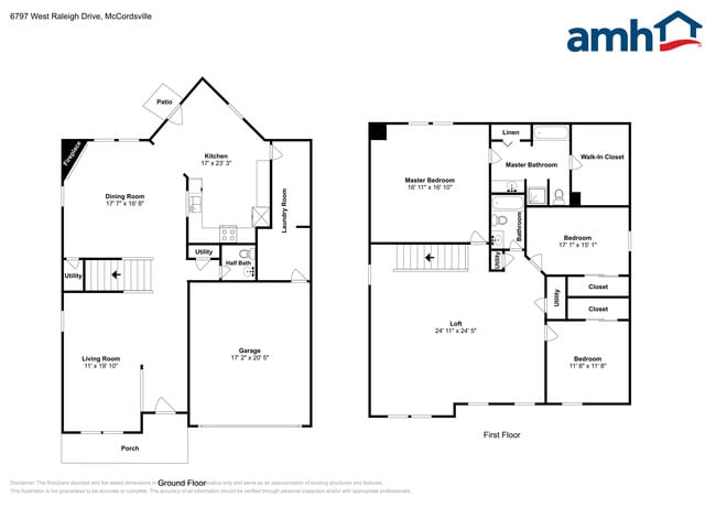 6797 W Raleigh Dr in McCordsville, IN - Foto de edificio - Building Photo