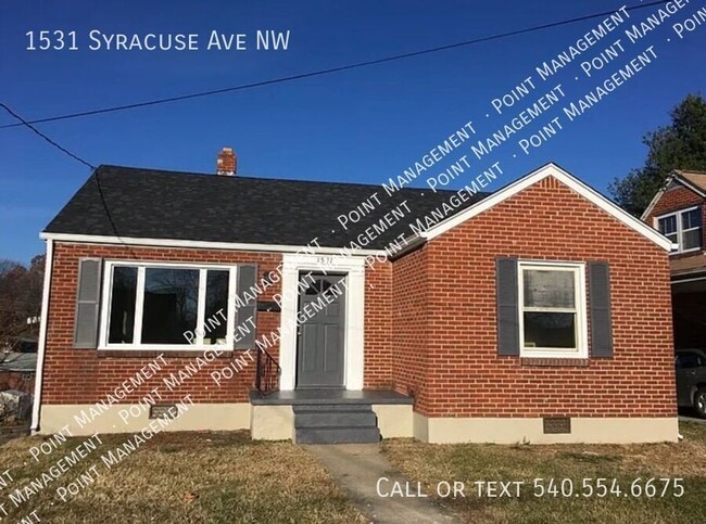 property at 1531 Syracuse Ave NW