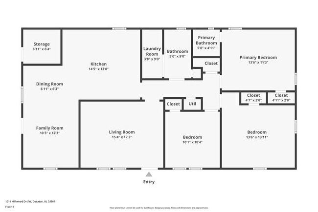 1011 Hillwood Dr SW in Decatur, AL - Building Photo - Building Photo