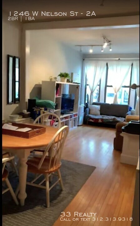 1246 W Nelson St-Unit -2A in Chicago, IL - Foto de edificio