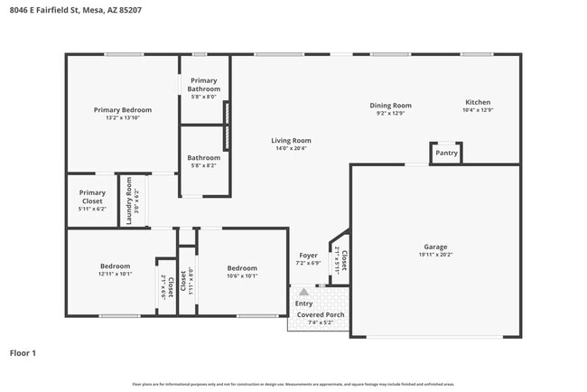 8046 E Fairfield St in Mesa, AZ - Building Photo - Building Photo