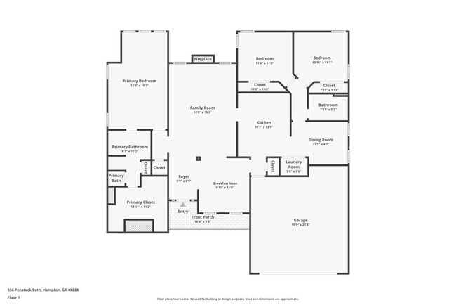 656 Penstock Path in Hampton, GA - Foto de edificio - Building Photo