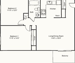 Gabrielle Apartments in Highland Park, MI - Building Photo - Floor Plan