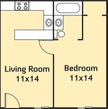 Jefferson Towers Apartments in Tallahassee, FL - Building Photo - Floor Plan