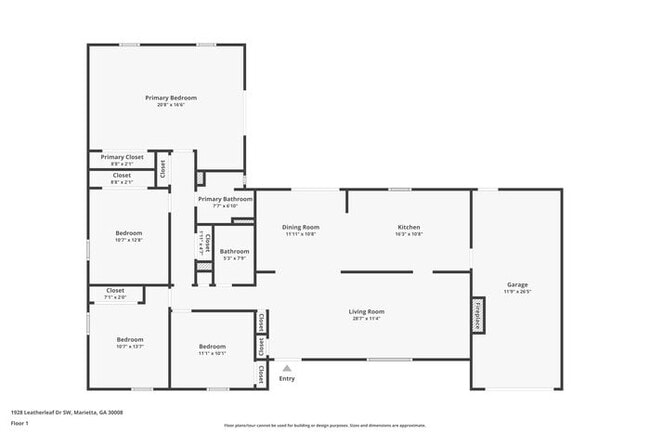 1928 Leatherleaf Dr SW in Marietta, GA - Building Photo - Building Photo