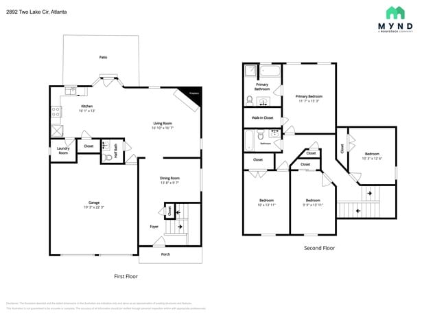 2892 Two Lakes Cir in College Park, GA - Foto de edificio - Building Photo