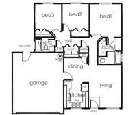 Apache Junction Townhomes in Apache Junction, AZ - Foto de edificio - Floor Plan