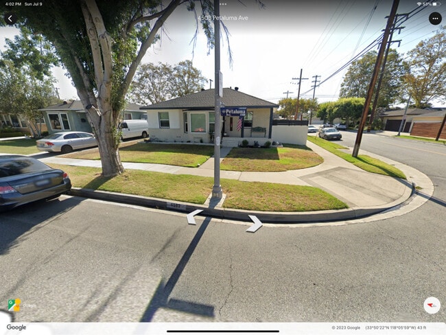 property at 4502 Petaluma Ave