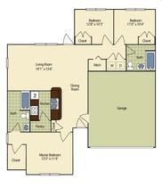 Village at Wayne Trace in Fort Wayne, IN - Building Photo - Floor Plan