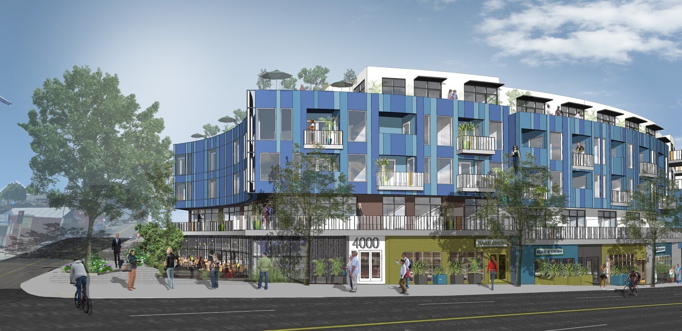 4000-4038 Santa Monica Blvd in Los Angeles, CA - Building Photo