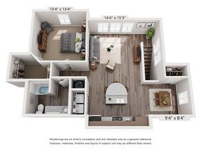 35 West in Moore, OK - Foto de edificio - Floor Plan