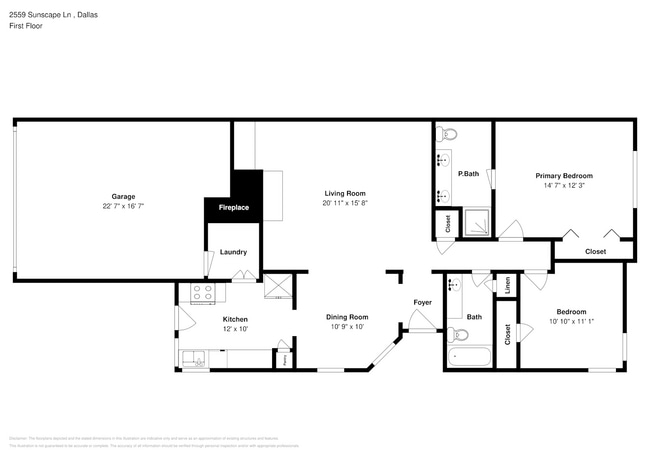 2559 Sunscape Ln in Dallas, TX - Building Photo - Building Photo