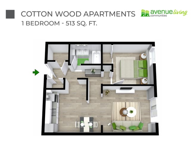 Cotton Wood Apartments in Medicine Hat, AB - Building Photo - Floor Plan