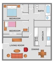 Lansing Gardens Apartments in Bridgeport, OH - Building Photo - Floor Plan
