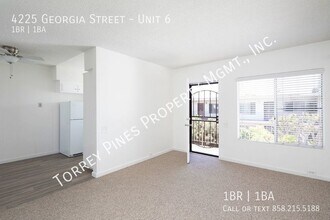 4225 Georgia St, Unit Unit 6 in San Diego, CA - Building Photo - Building Photo