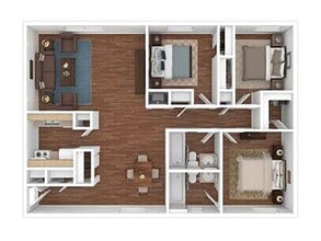 Hickory Knoll in Ocala, FL - Foto de edificio - Floor Plan