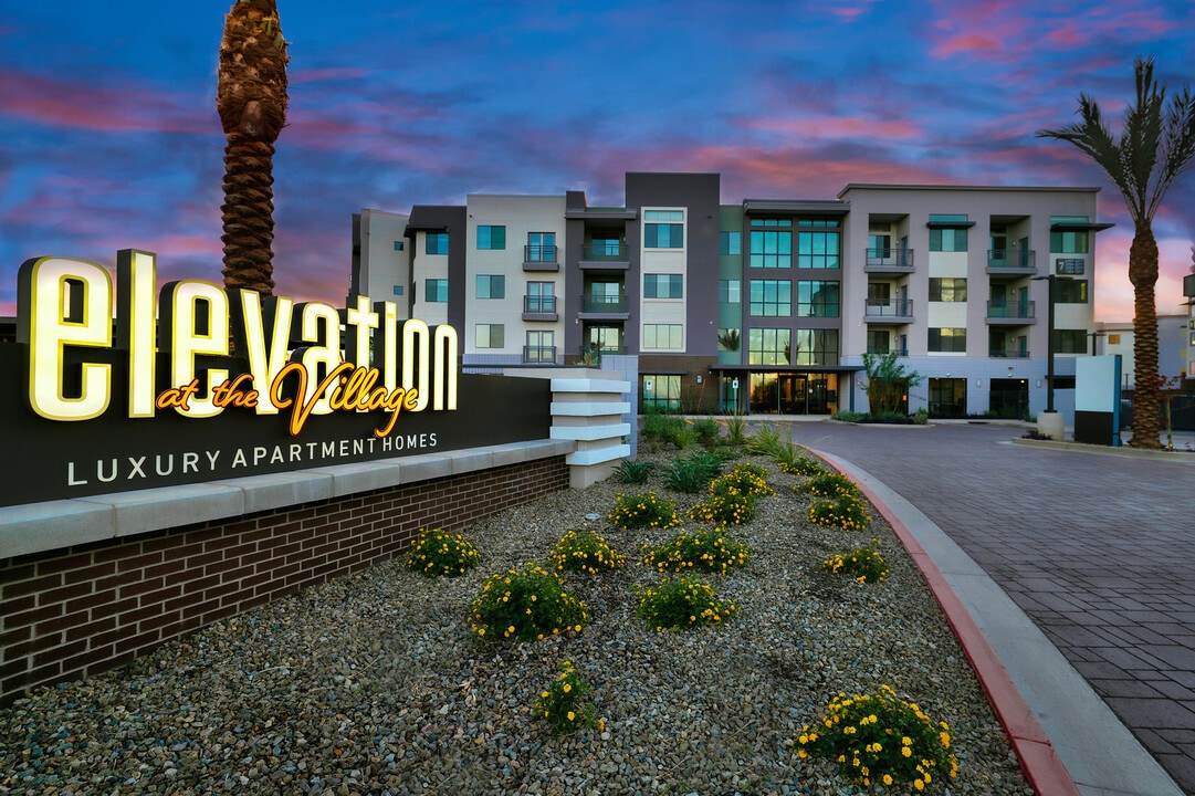 Elevation at the Village in Gilbert, AZ - Building Photo