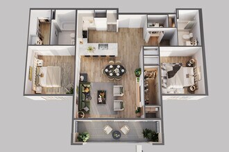Landing at San Felipe in Edcouch, TX - Foto de edificio - Floor Plan