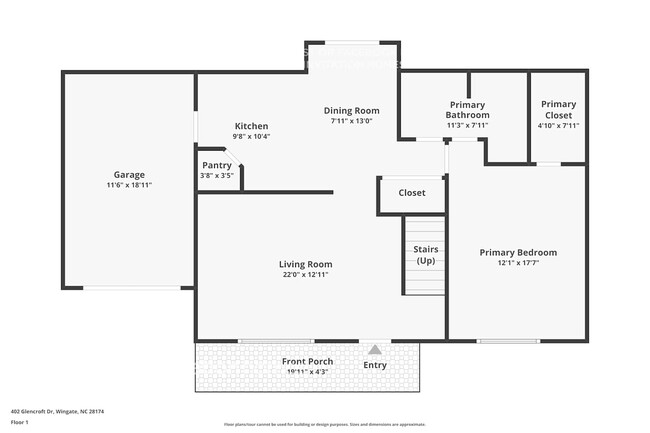 402 Glencroft Dr in Wingate, NC - Building Photo - Building Photo