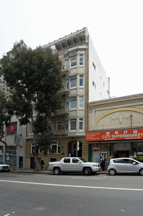 665 Geary St in San Francisco, CA - Foto de edificio