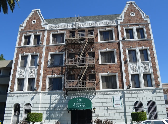 Serrano Club Apartments in Los Angeles, CA - Foto de edificio