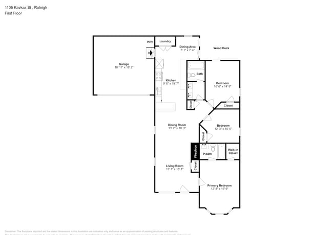 1105 Kavkaz St in Raleigh, NC - Foto de edificio - Building Photo