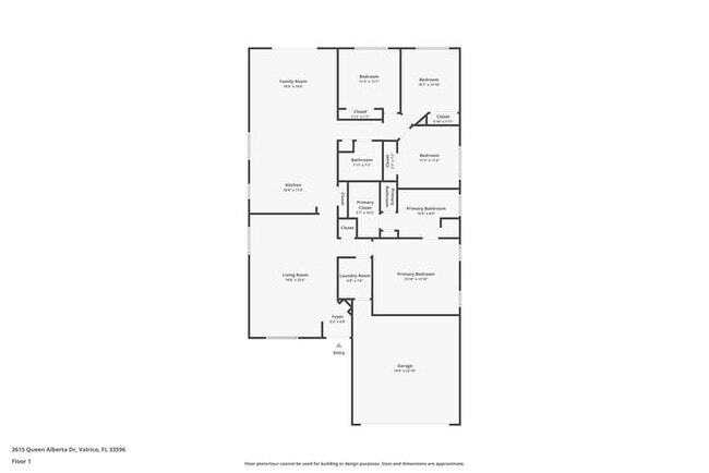 2615 Queen Alberta Dr in Valrico, FL - Foto de edificio - Building Photo