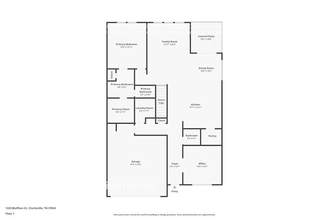 1223 Bluffton Cir in Clarksville, TN - Foto de edificio - Building Photo