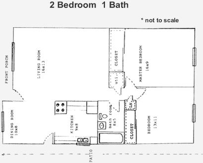 Los Arcos and Starlight Court in Alamogordo, NM - Building Photo - Floor Plan