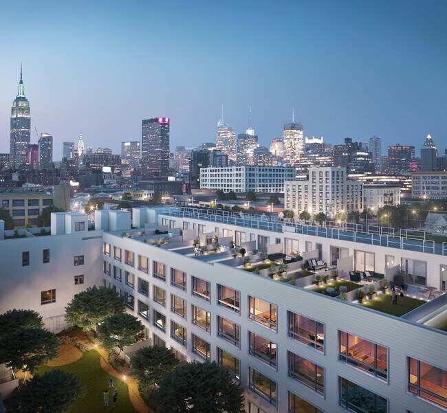 Townhouse on the Park in Long Island City, NY - Foto de edificio - Building Photo