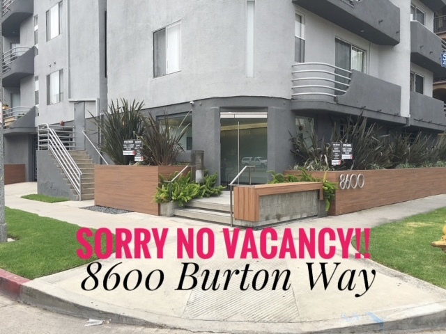 8600 Burton Way in Los Angeles, CA - Foto de edificio