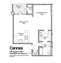 Riviera Condominiums in Little Rock, AR - Building Photo - Floor Plan