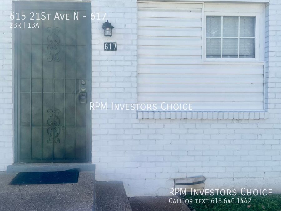 615 21st Ave N in Nashville, TN - Building Photo