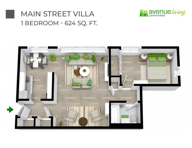 Main Street Villa in Saskatoon, SK - Building Photo - Floor Plan