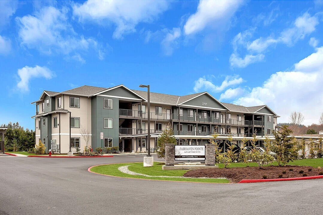 The Fairhaven Pointe Apartments in Bellingham, WA - Foto de edificio