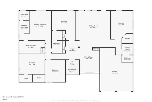 3519 Lindenfield Dr in Katy, TX - Foto de edificio - Building Photo