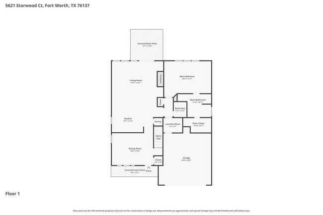 5621 Starwood Ct, Unit 1 in Fort Worth, TX - Foto de edificio - Building Photo