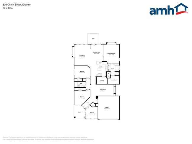 820 Cheryl St in Crowley, TX - Foto de edificio - Building Photo