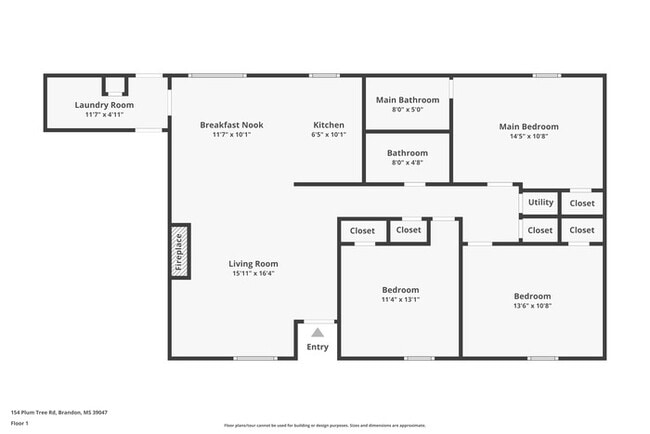 154 Plum Tree Rd in Brandon, MS - Foto de edificio - Building Photo