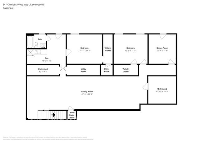 647 Overlook Wood Way NW in Lawrenceville, GA - Foto de edificio - Building Photo