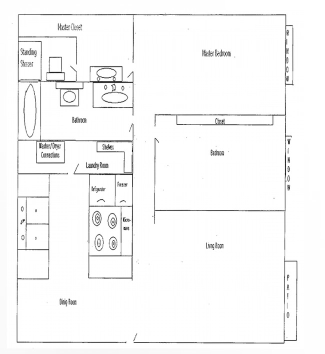 Pine Ridge Apartments in Elgin, SC - Foto de edificio - Floor Plan