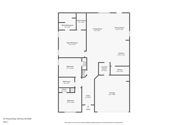 471 Prescott Wy in Villa Rica, GA - Foto de edificio - Building Photo