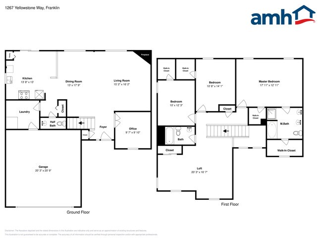 1267 Yellowstone Way in Franklin, IN - Building Photo - Building Photo