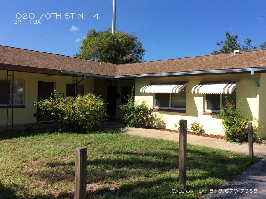 1020 70th St N-Unit -4 in St. Petersburg, FL - Foto de edificio