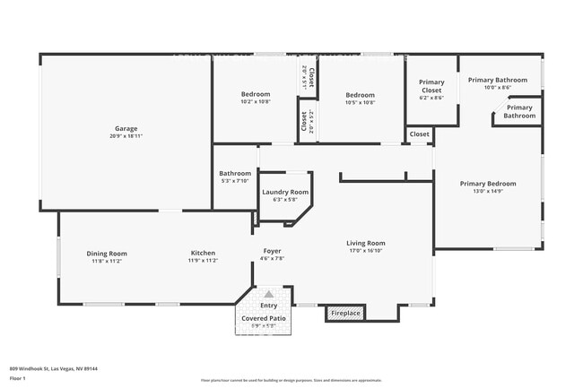 809 Windhook St in Las Vegas, NV - Foto de edificio - Building Photo