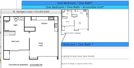 St. George's Court in Austin, TX - Building Photo - Floor Plan